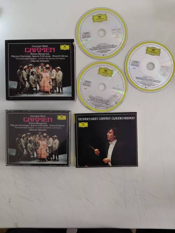 Georges Bizet  -  Carmen  - 1994  Avrupa Basım 3xCD Box Set-2.el