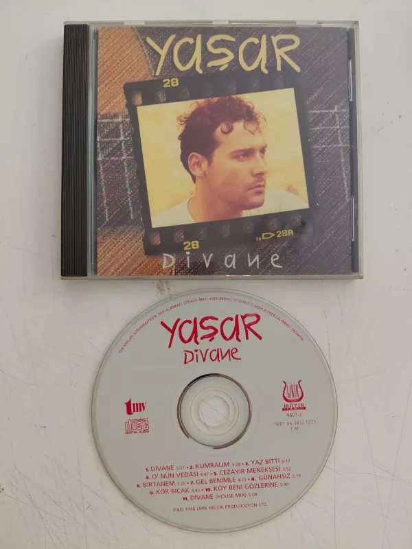 Yaşar – Divane - 1996 Türkiye Basım CD Albüm-2.el