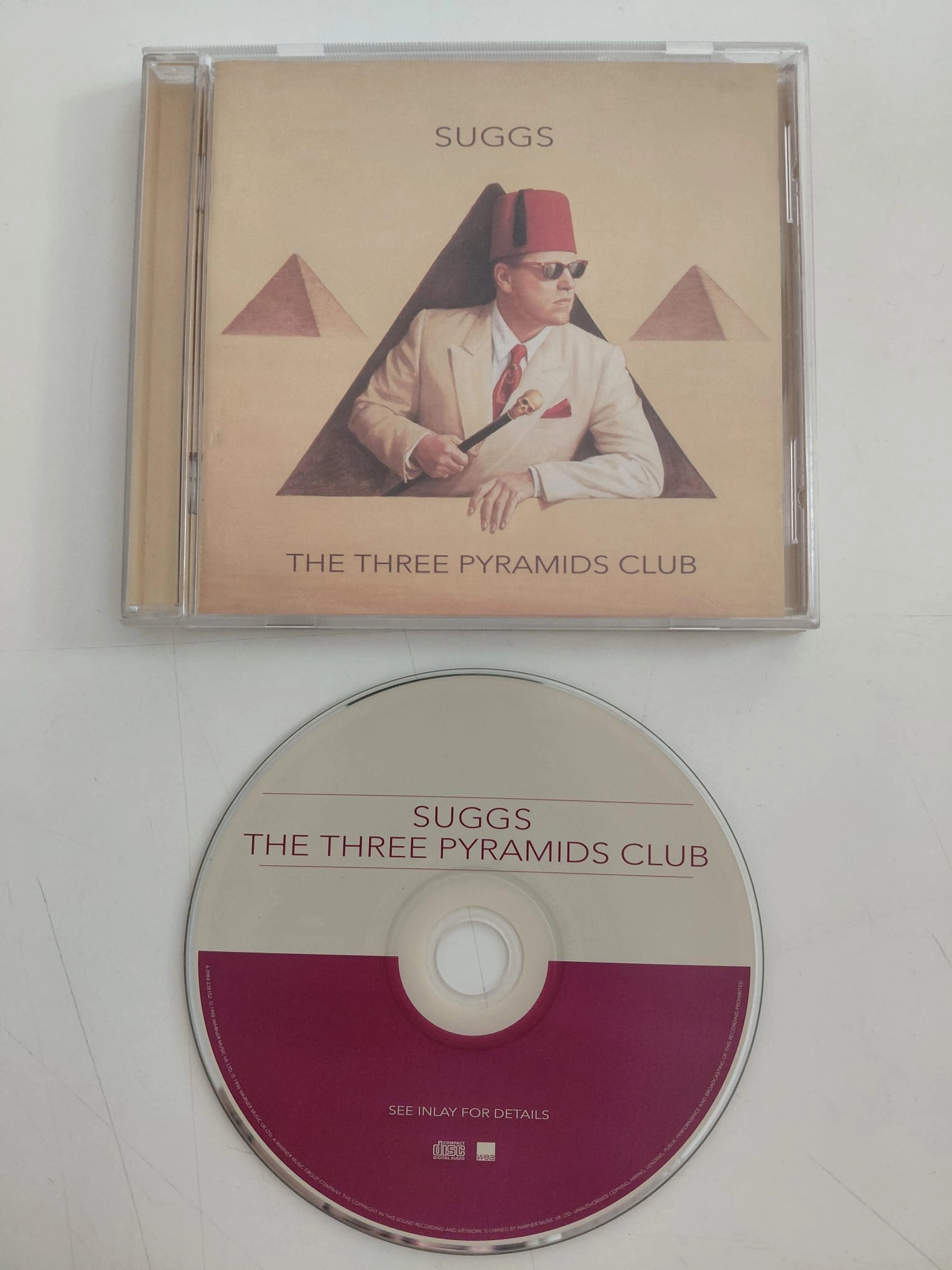 Suggs  – The Three Pyramids Club  – 1998 Avrupa Basım - CD Albüm-2.el
