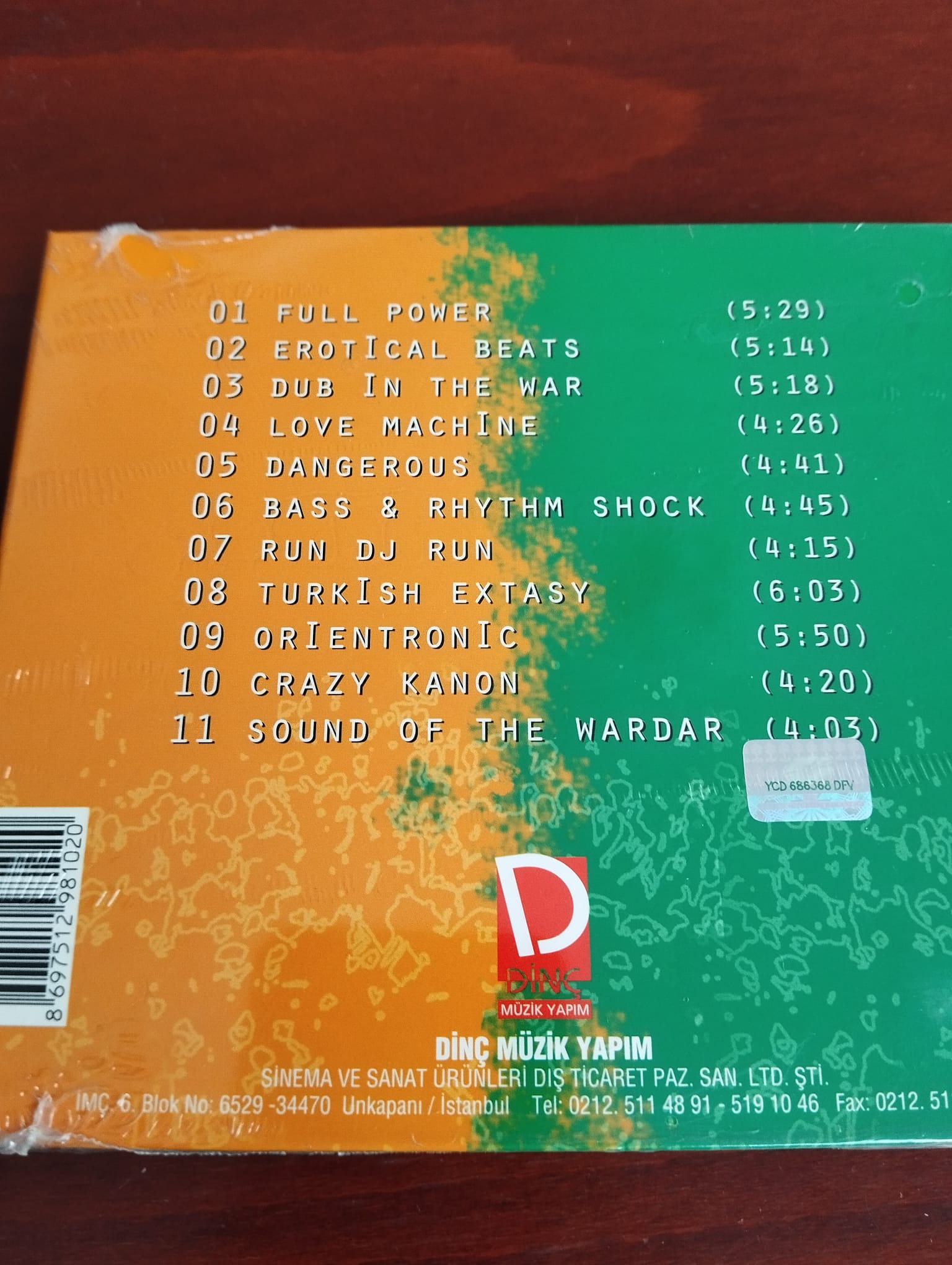 FULL POWER  – Barış Balcı  - Türkiye  Basım CD  Albüm /Ambalajlı