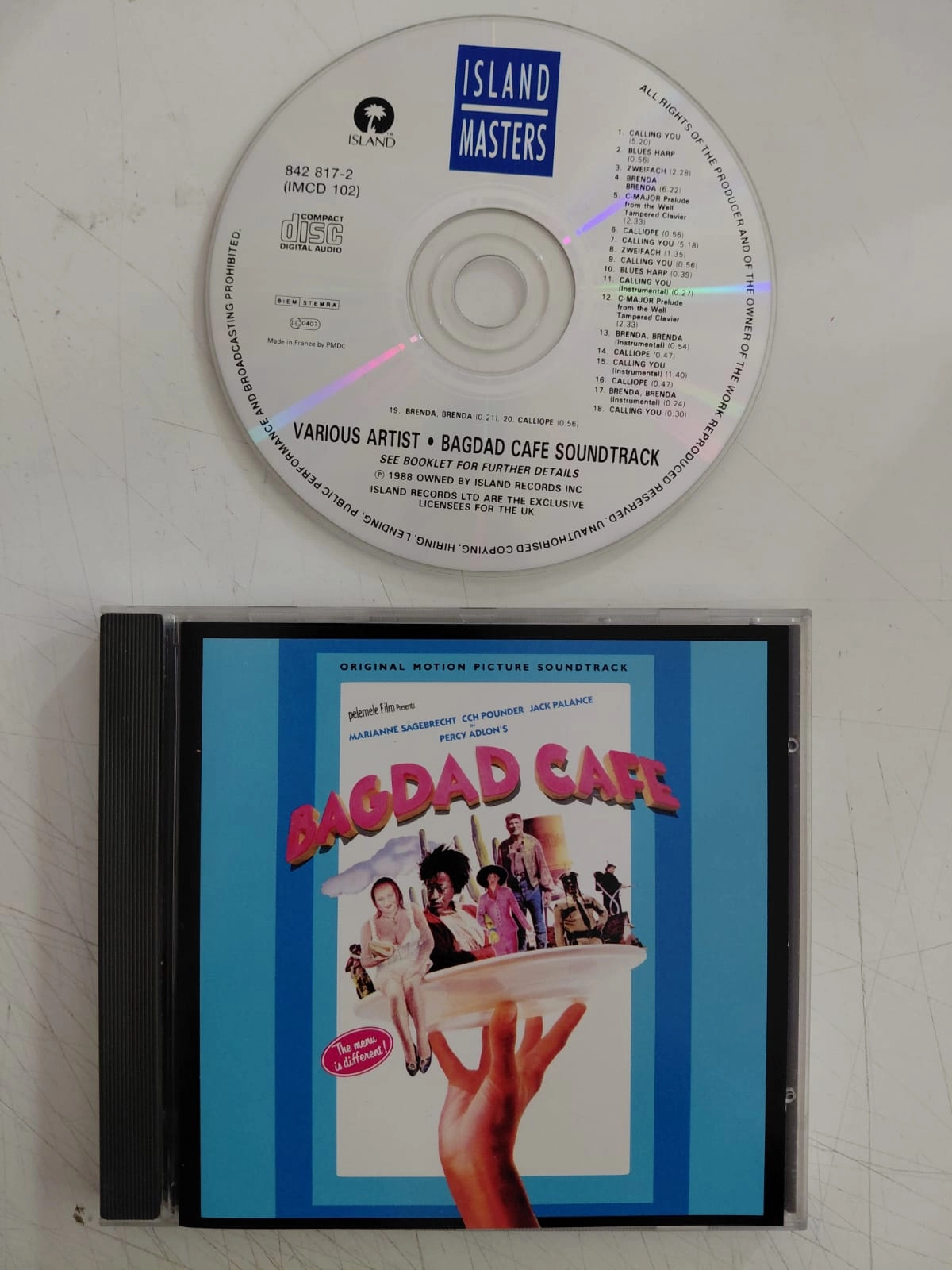 Bagdad Cafe ( Soundtrack ) - 1988 Avrupa Basım CD Albüm-2.el