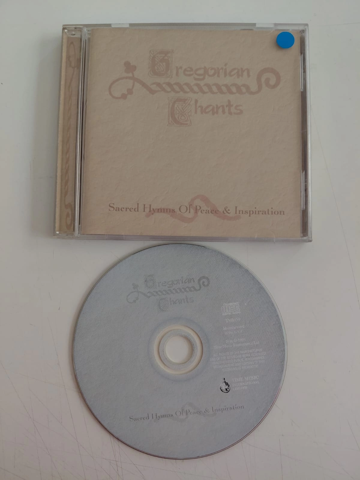 Gregorian Chants - Sacred Hymns Of Peace & Inspiration - 1998 İngiltere Basım CD Albüm-2.el