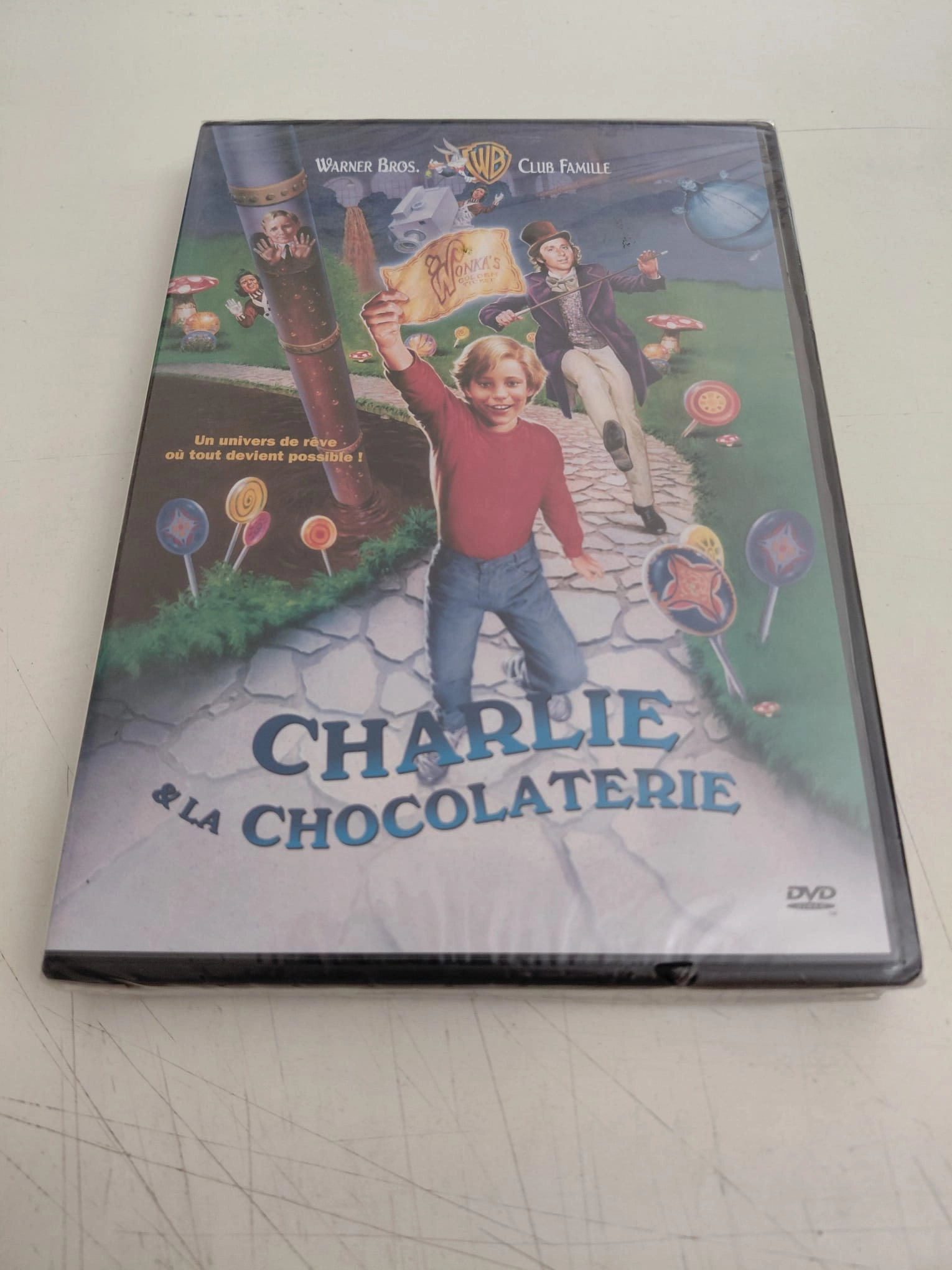 CHARLIE ET LA CHOCOLATERIE - Gene Wilder /Jack Albertson  - DVD Film /Açılmamış Ambalajlı - Türkçe altyazı yoktur.
