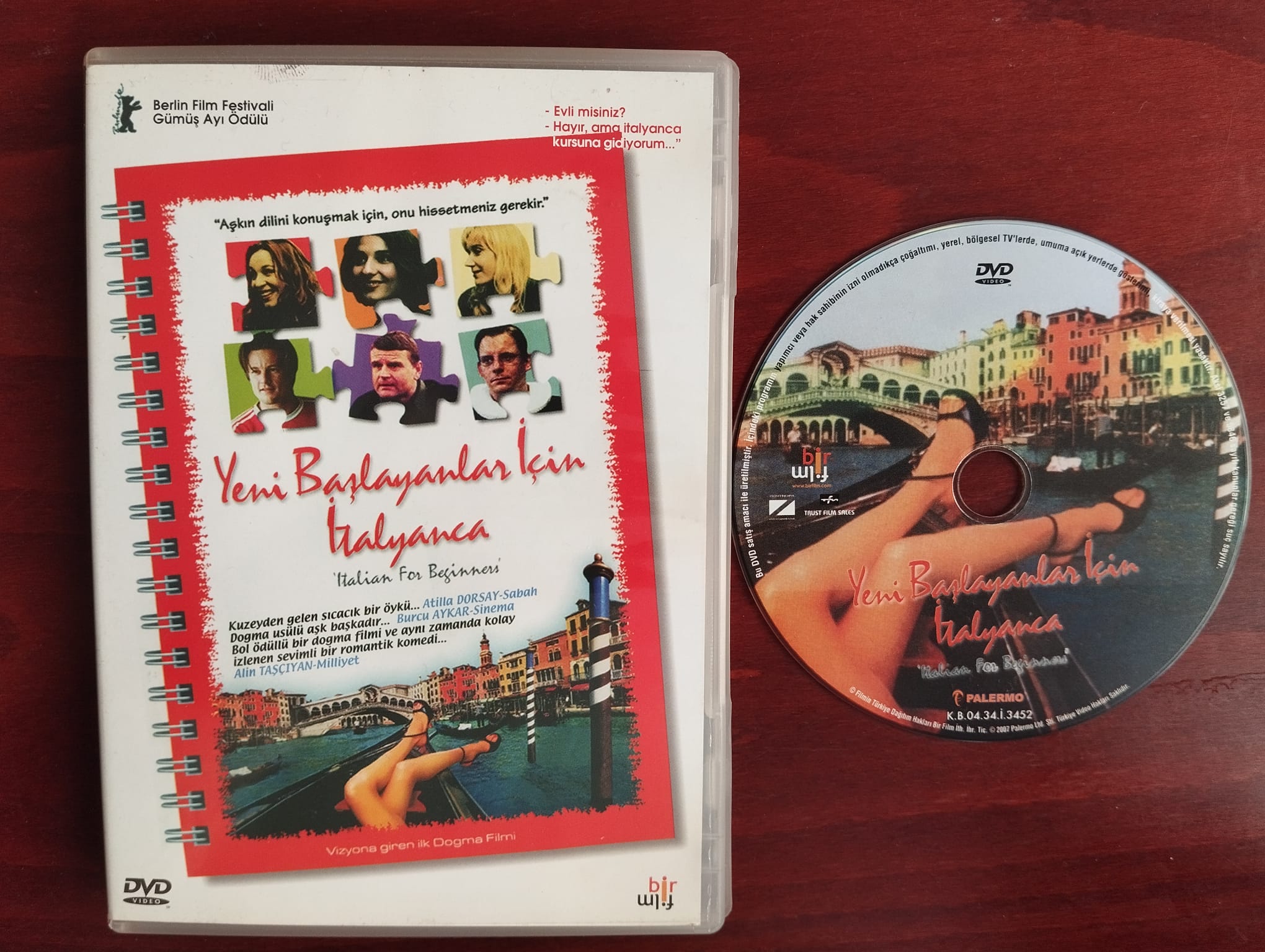 Yeni Başlayanlar İçin İtalyanca / Italiensk For Begyndere -  DVD Film-2.El