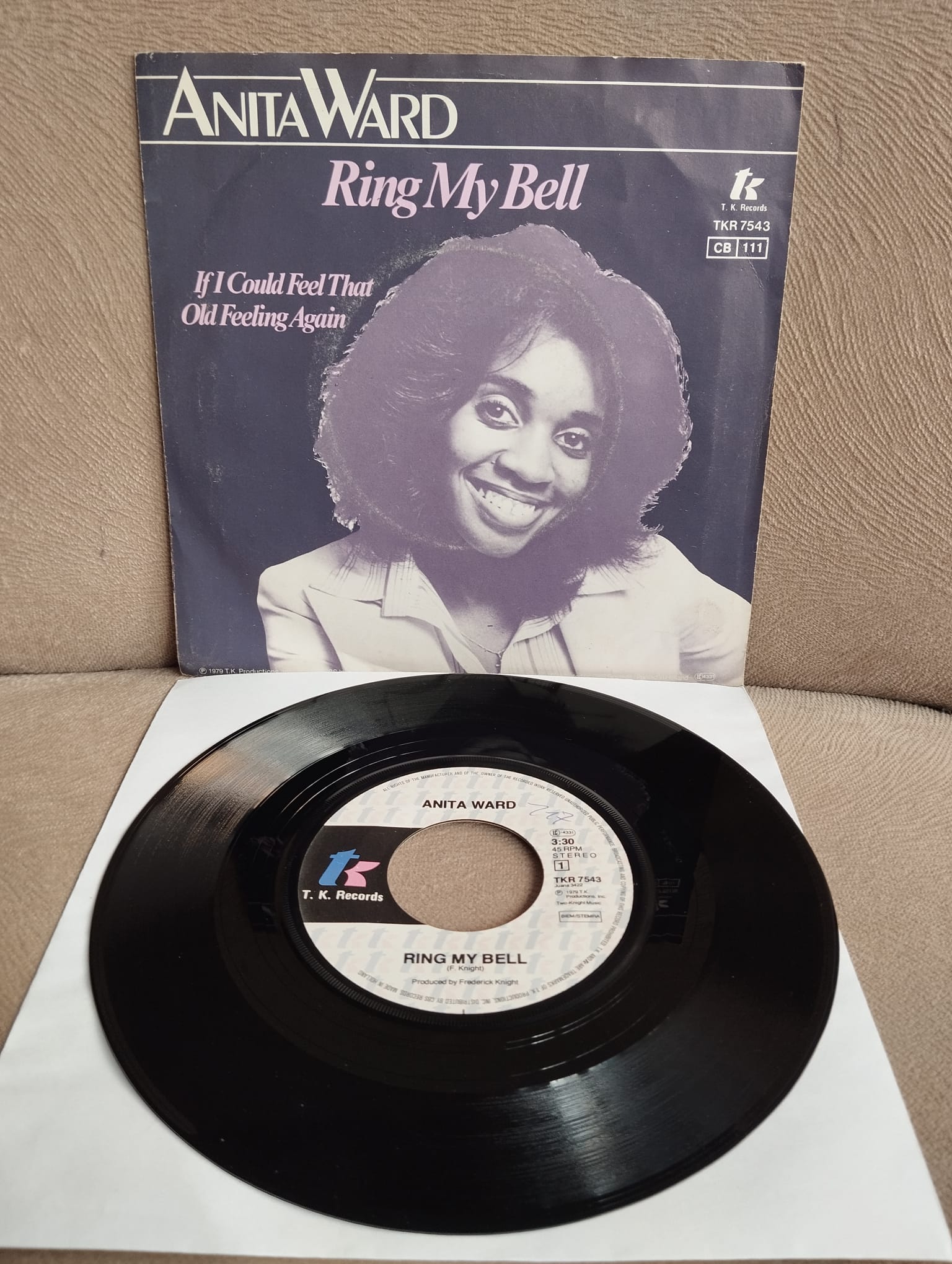 Anita Ward – Ring My Bell -  1979 Hollanda Basım 45 lik Plak