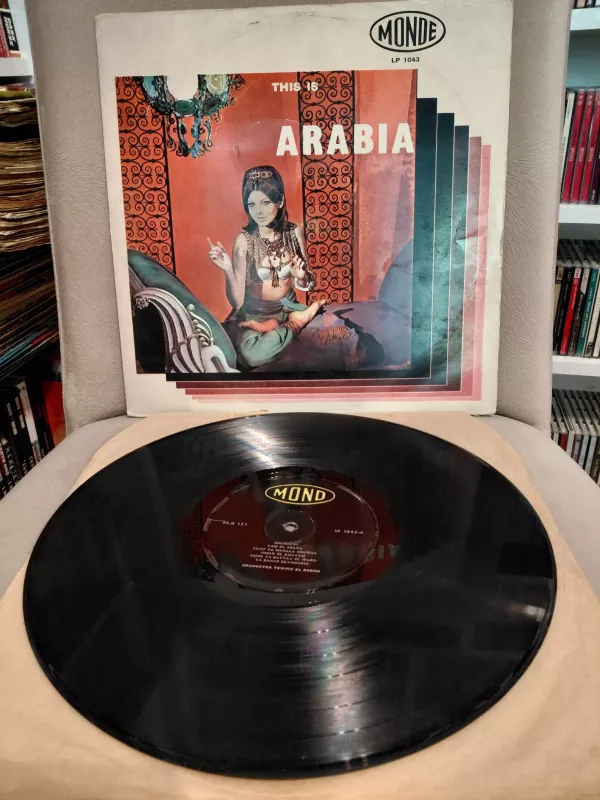 This Is Arabia  – Orchestra Tewfic El Basha – Lübnan Dönem Basım Plak - LP Albüm-2.el