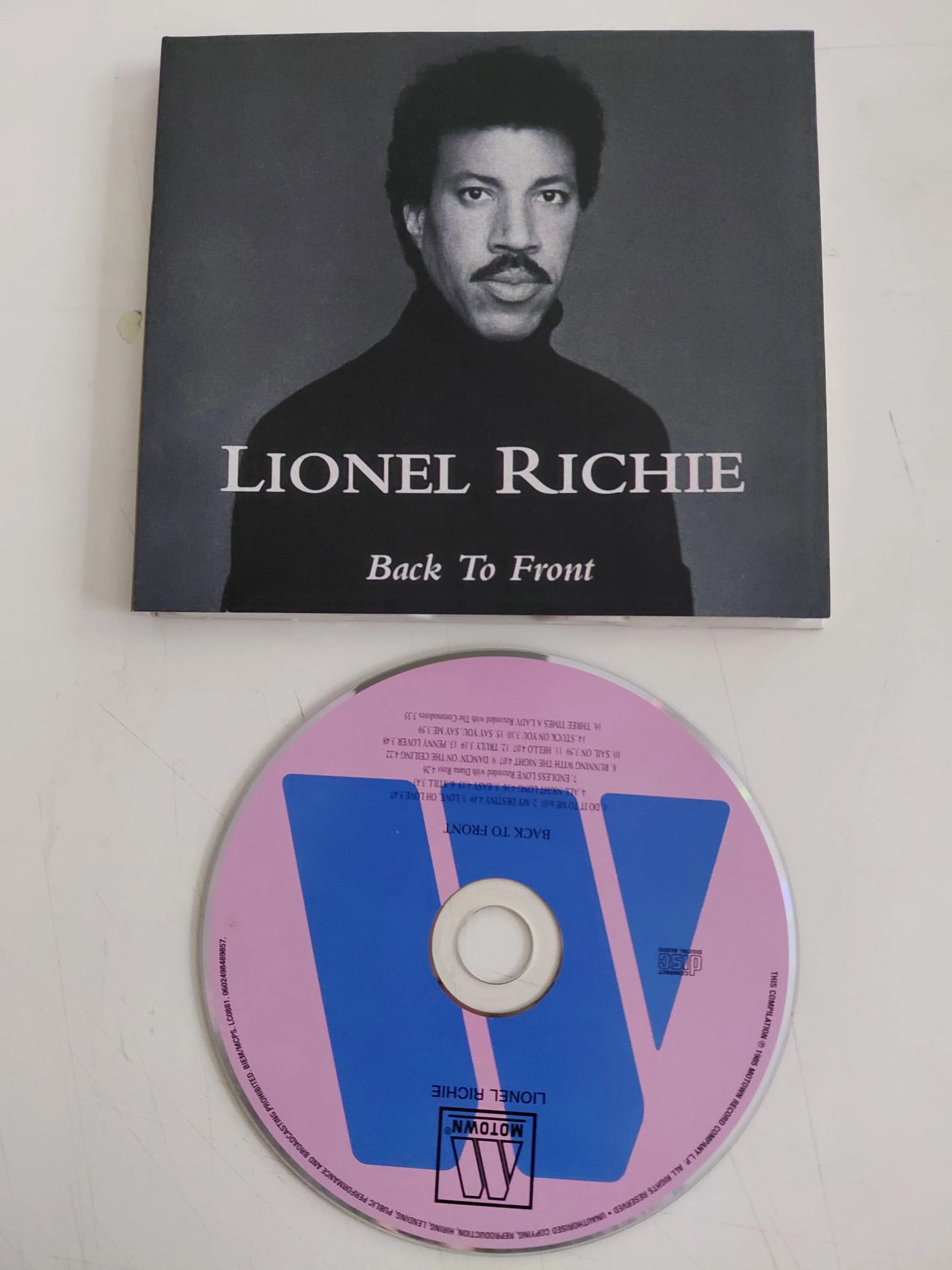 Lionel Richie  – Back To Front – Avrupa Basım - CD Albüm-2.el