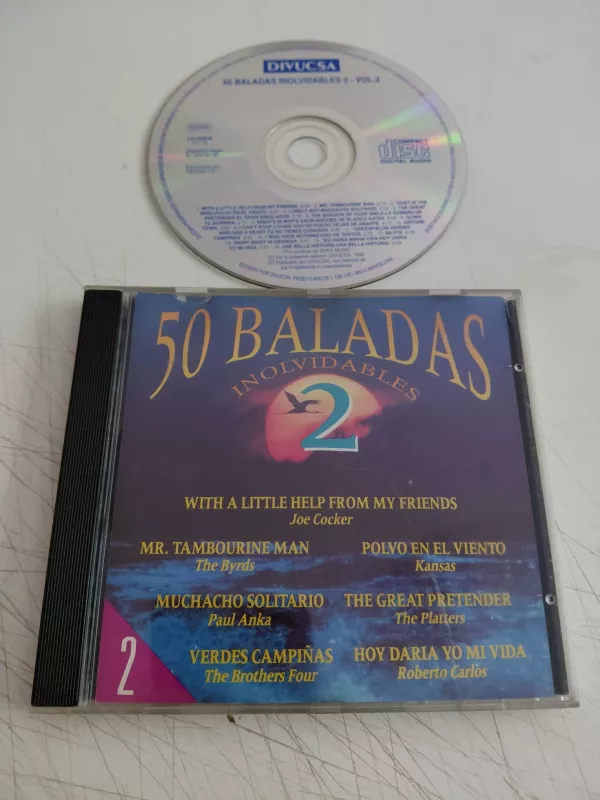 50 Baladas Inolvidables 2 - 1992 İspanya Basım CD Albüm-2.el