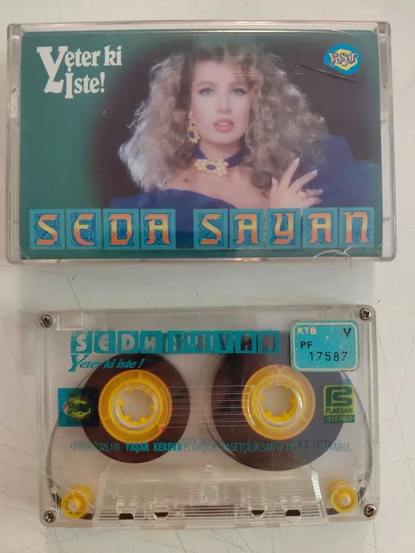 Seda Sayan – Yeter Ki İste! - 1993 Türkiye Basım Kaset Albüm--2.el