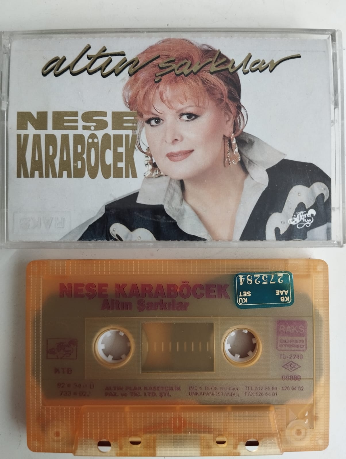 Neşe Karaböcek – Altın Şarkılar - 1992 Türkiye Basım 2. El Kaset Albüm
