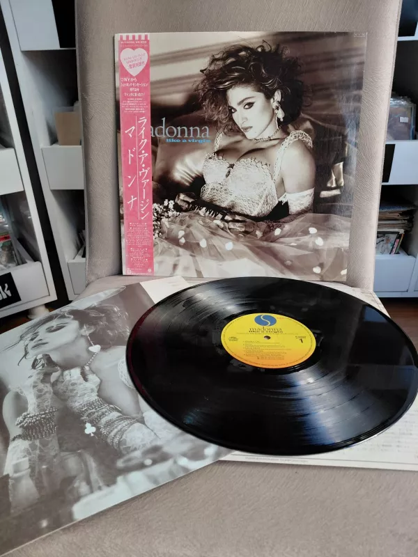 Madonna – Like A Virgin - 1984 Japonya Basım LP Plak - Obi’li-2.el