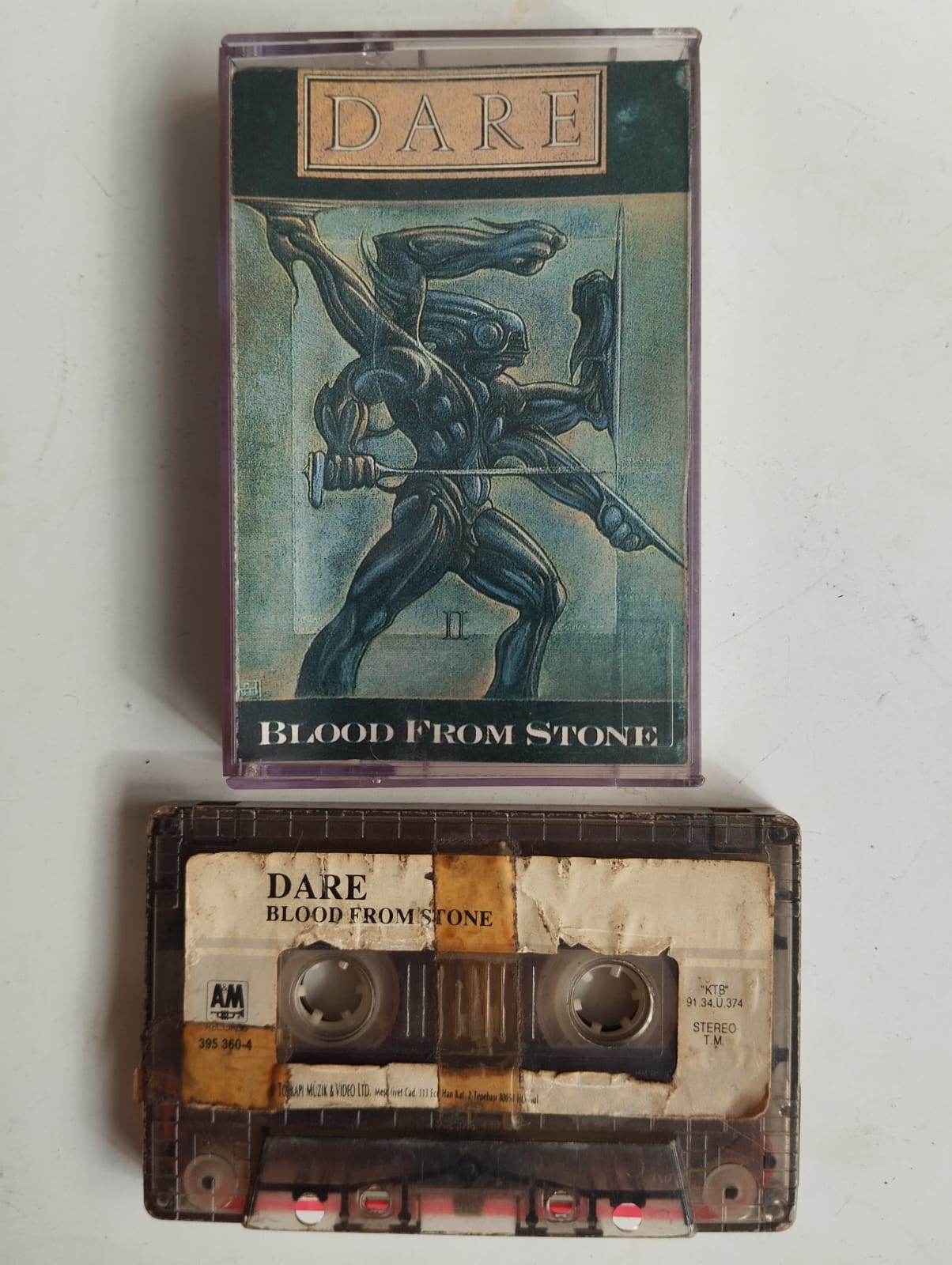 DARE - Blood From Stone - 1991 Türkiye Basım 2. El Kaset Albüm