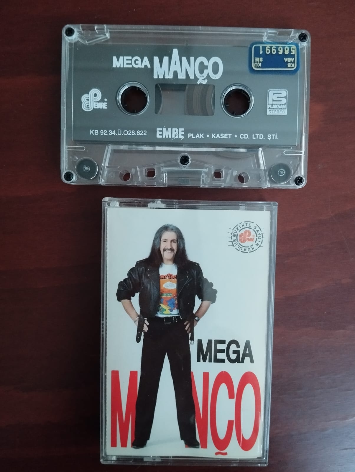 Barış Manço / Mega Manço - 1992 Türkiye Basım 2. El Kaset