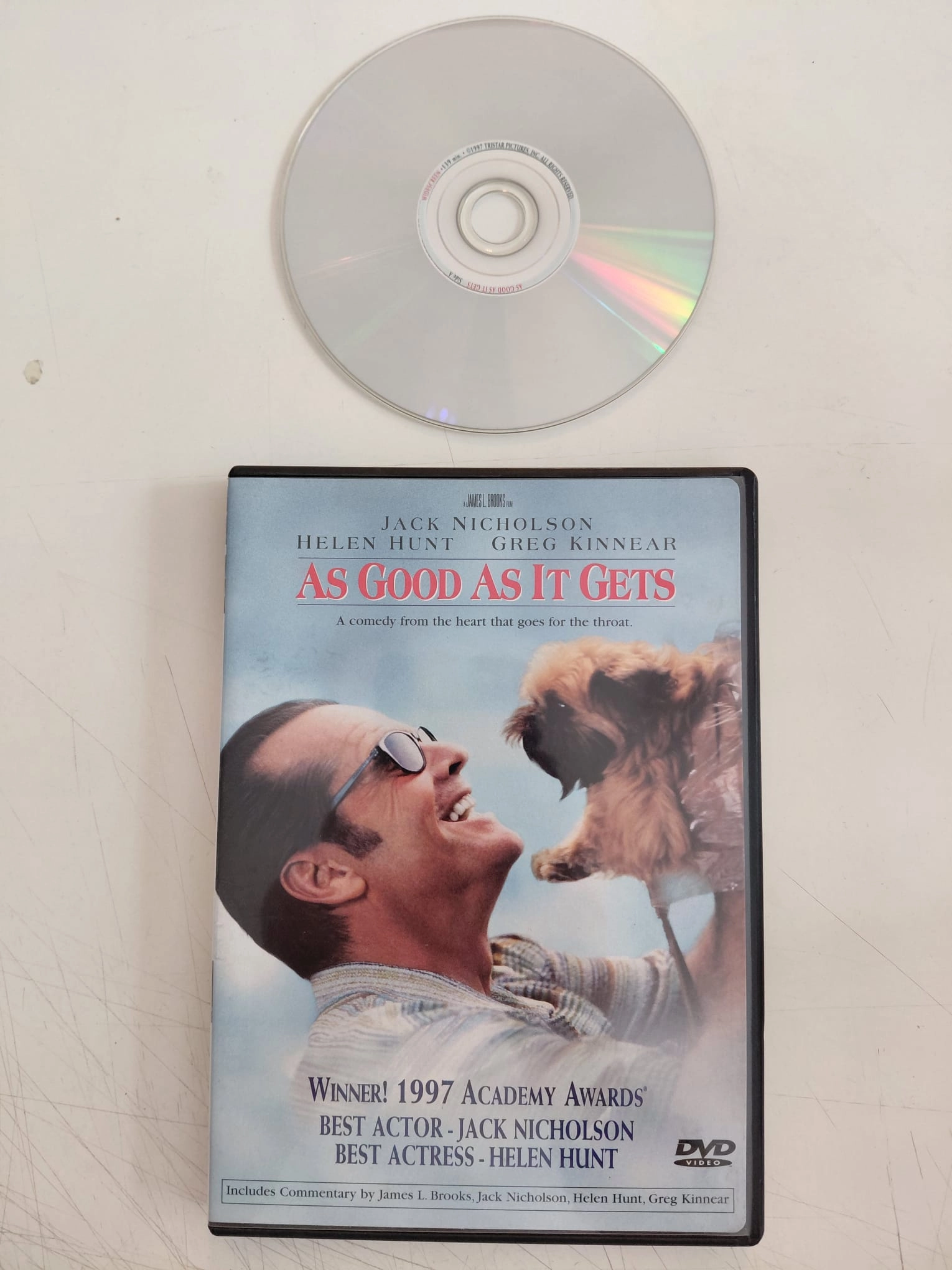 Benden Bu Kadar ( As Good As It Gets )  - DVD Film ( 1.Bölge - Türkçe altyazı yoktur)-2.el