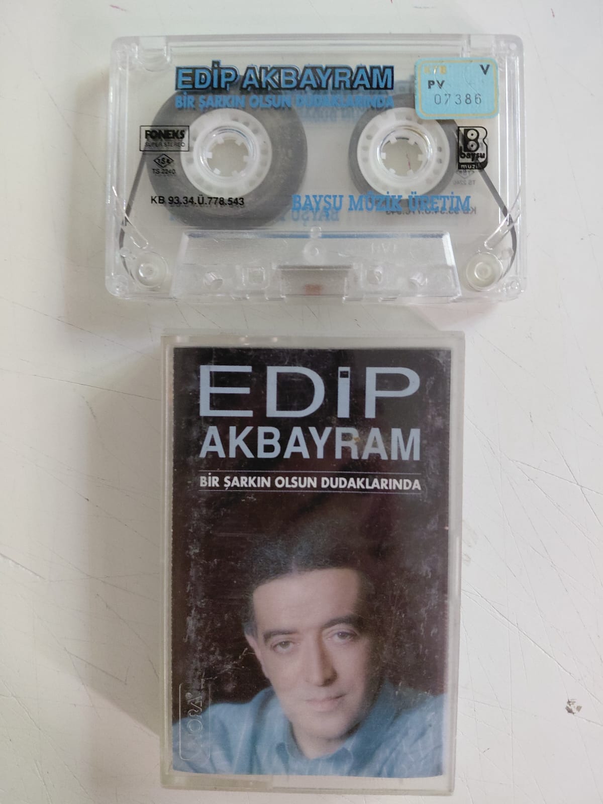 Edip Akbayram – Bir Şarkın Olsun Dudaklarında - 1993 Türkiye Basım Kaset/2.el