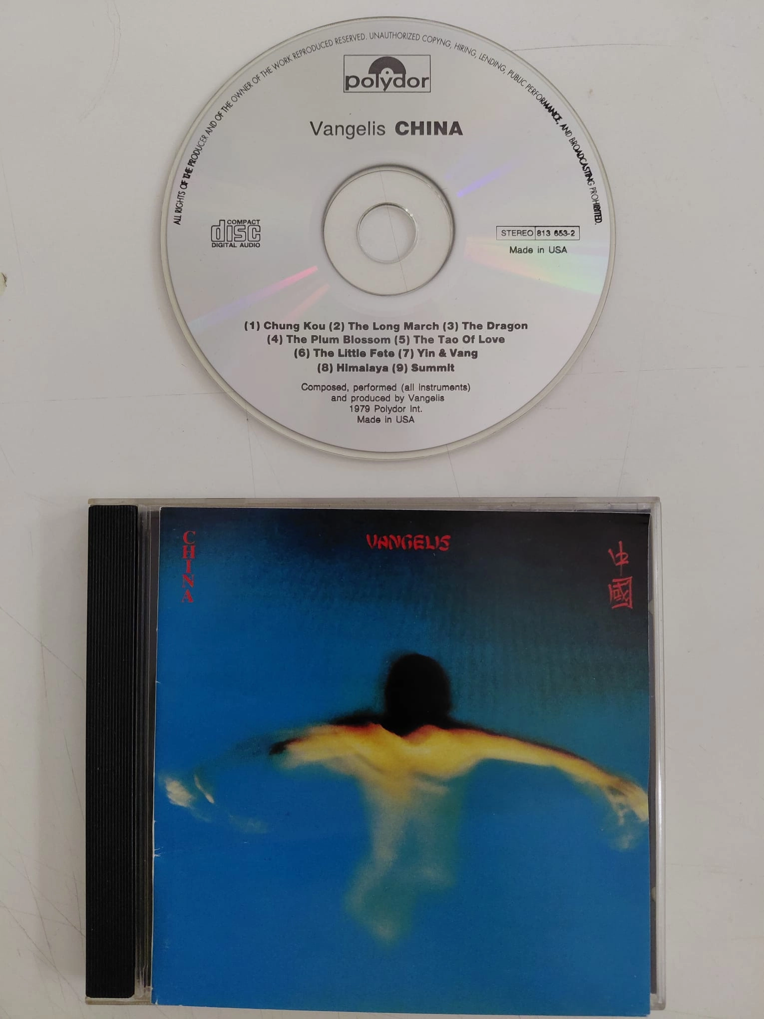 Vangelis  – China - USA   Basım - CD Albüm-2.el