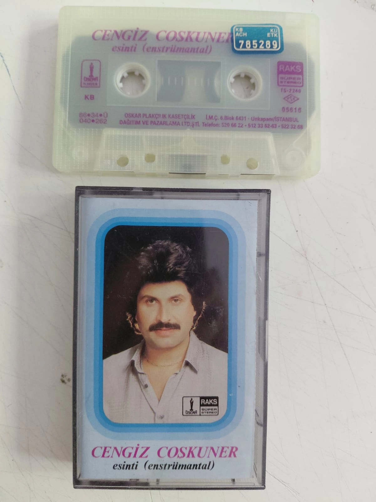 Cengiz Coşkuner – Esinti (Enstrümental) - 1988 Türkiye Basım Kaset Albüm-2.el