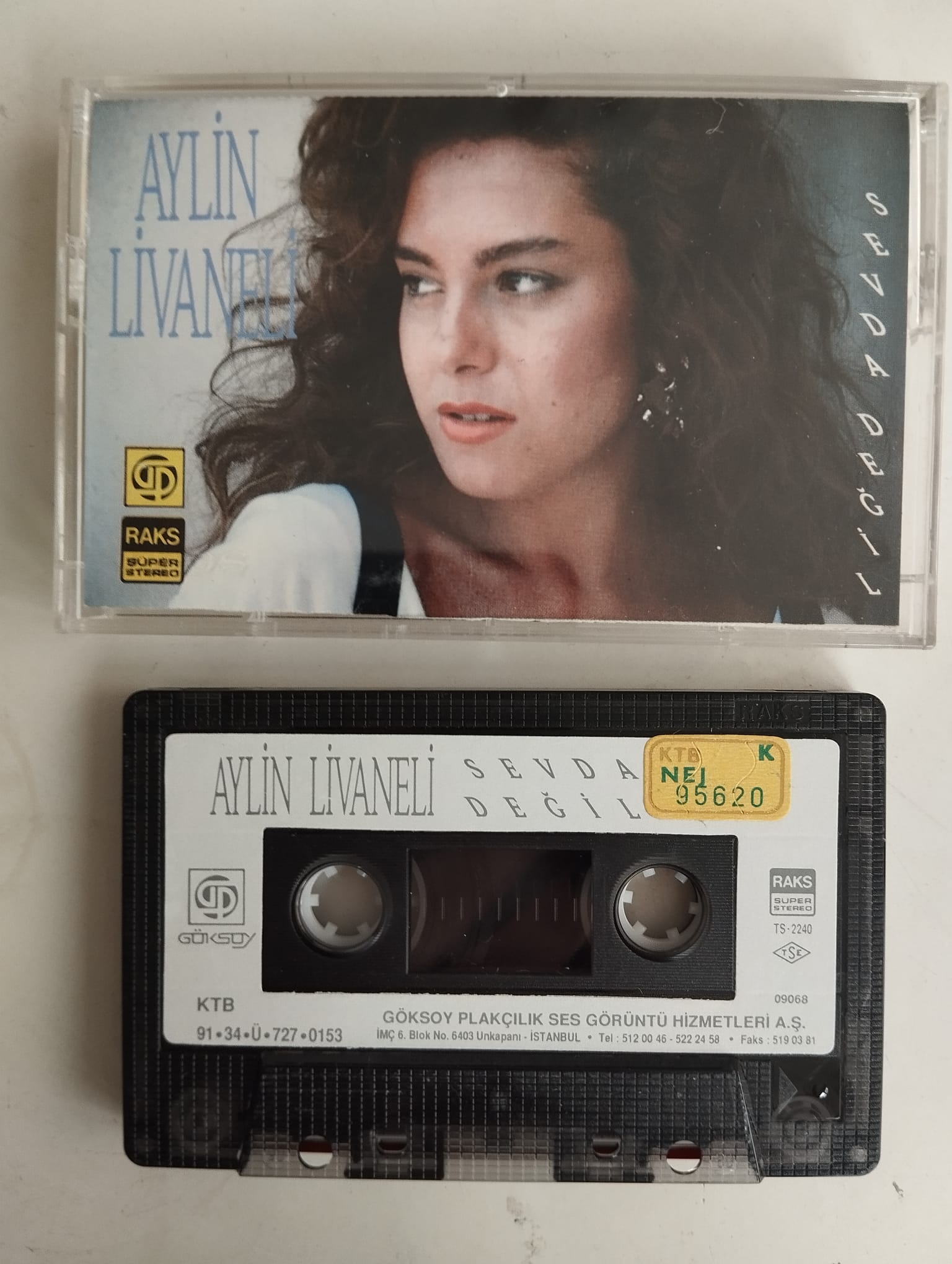 Aylin Livaneli – Sevda Değil -  1991 Türkiye Basım Kaset Albüm-2.el