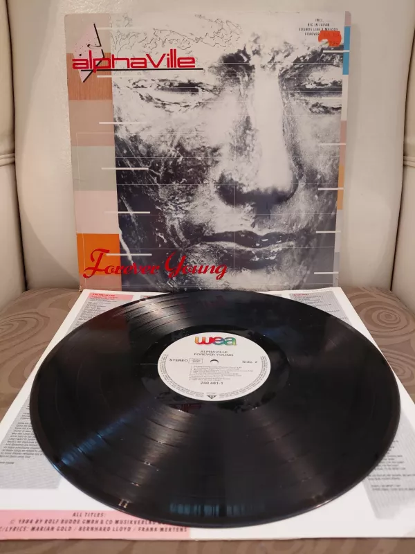 Alphaville – Forever Young - 1984 Fransa Basım LP Plak Albüm-2.EL