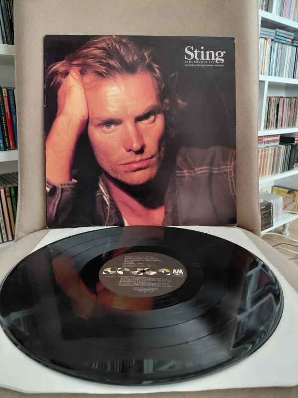 STING - Nada Como El Sol - 1988 USA Basım LP Plak Albüm-2.el
