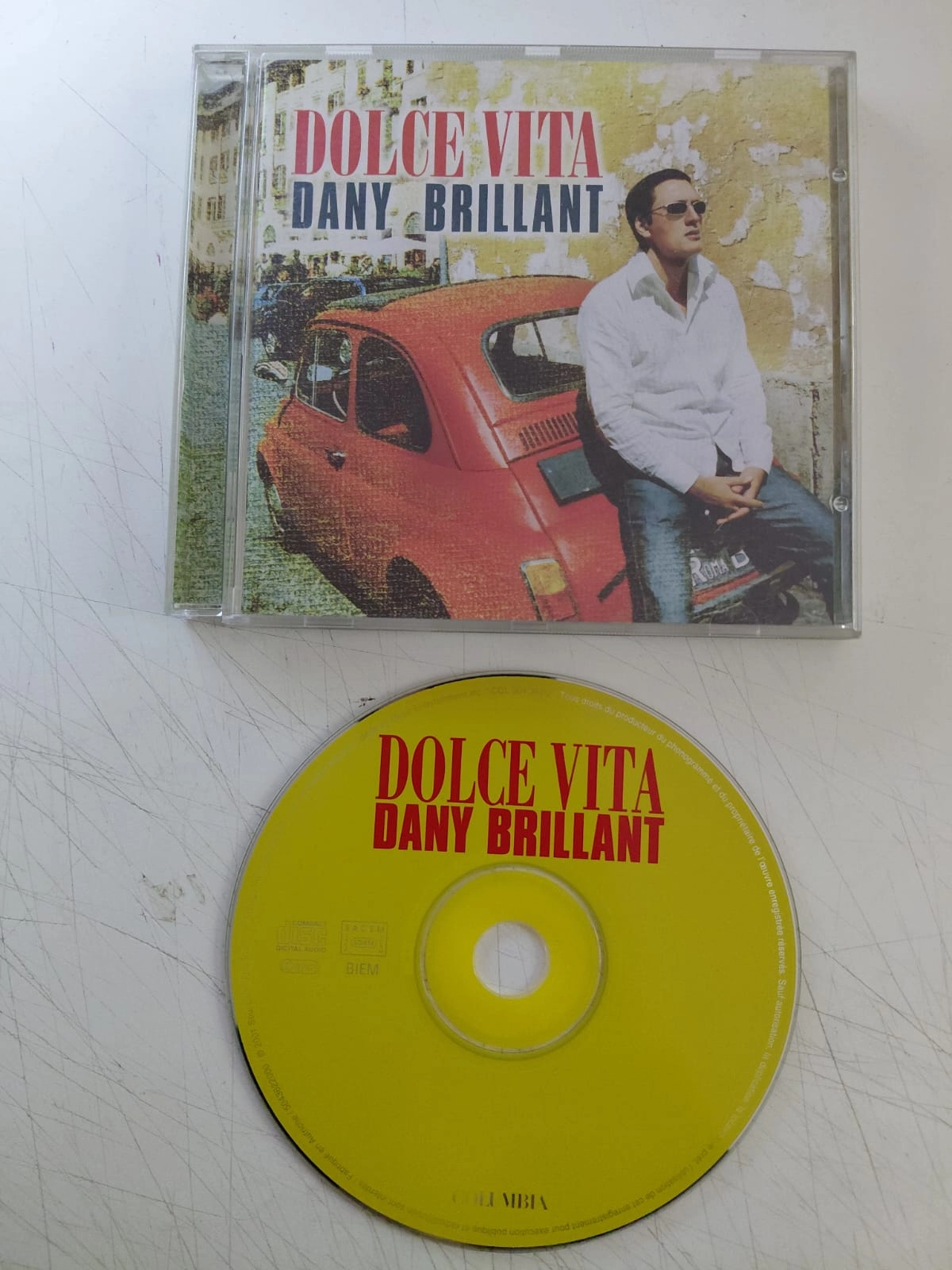 Dany Brillant – Dolce Vita - 2001 Fransa Basım CD Albüm-2.el