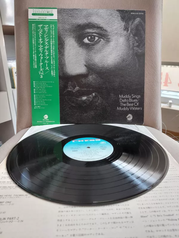 Muddy Waters – The Best Of Muddy Waters - 1974 Japonya Basım Albüm LP Plak - Obi’li-2.el