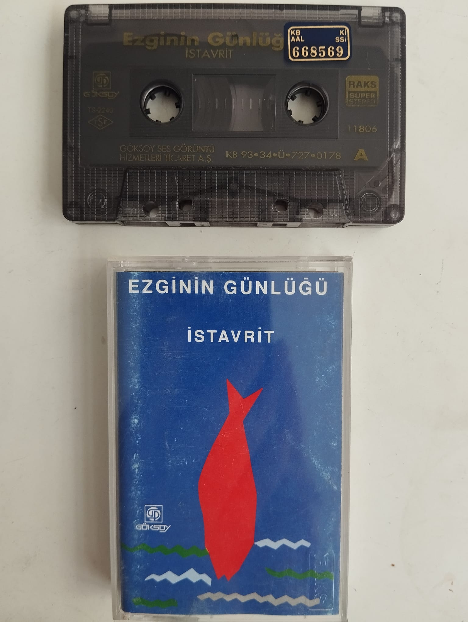 Ezginin Günlüğü – İstavrit - 1993 Türkiye Basım 2. El Kaset Albüm