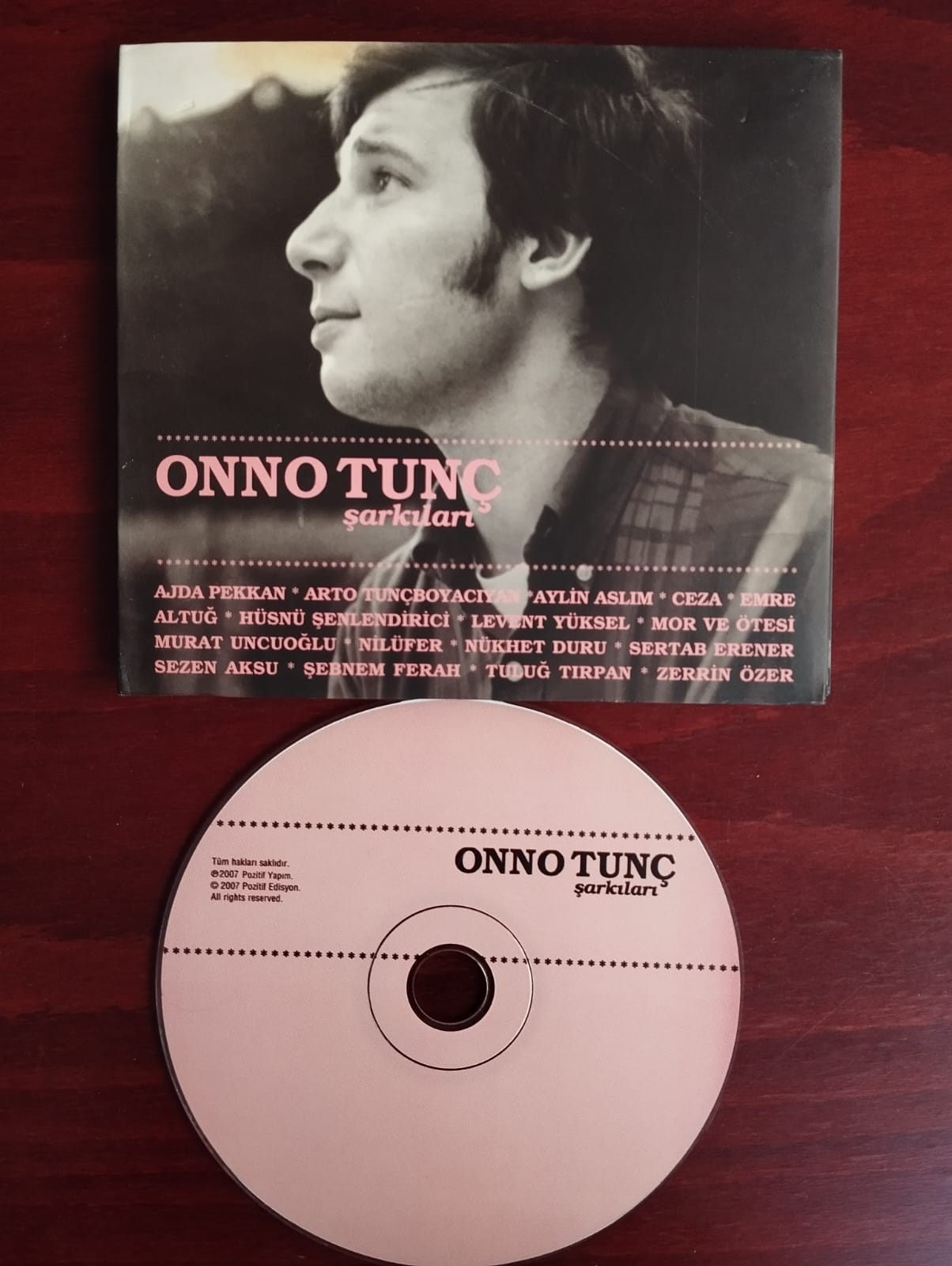 Onno Tunç Şarkıları  - 2007 Türkiye  Basım  CD Albüm
