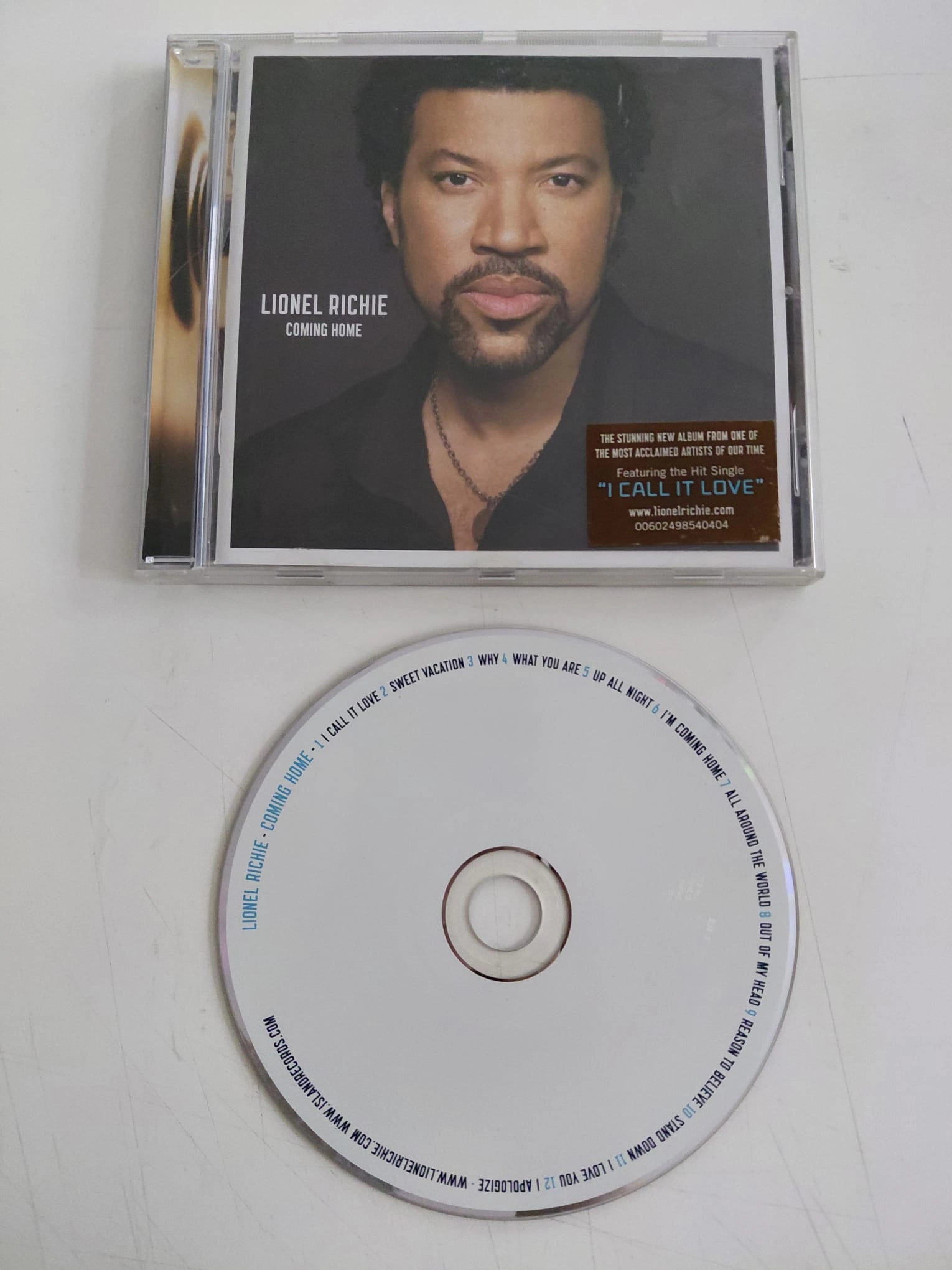 Lionel Richie –  Coming Home  – 2006 Avrupa Basım - CD Albüm-2.el