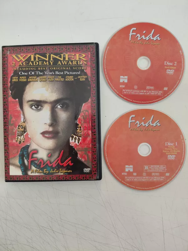 FRIDA - Salma Hayek - 2xDVD Film /1.Bölge - Türkçe altyazı yoktur-2.el