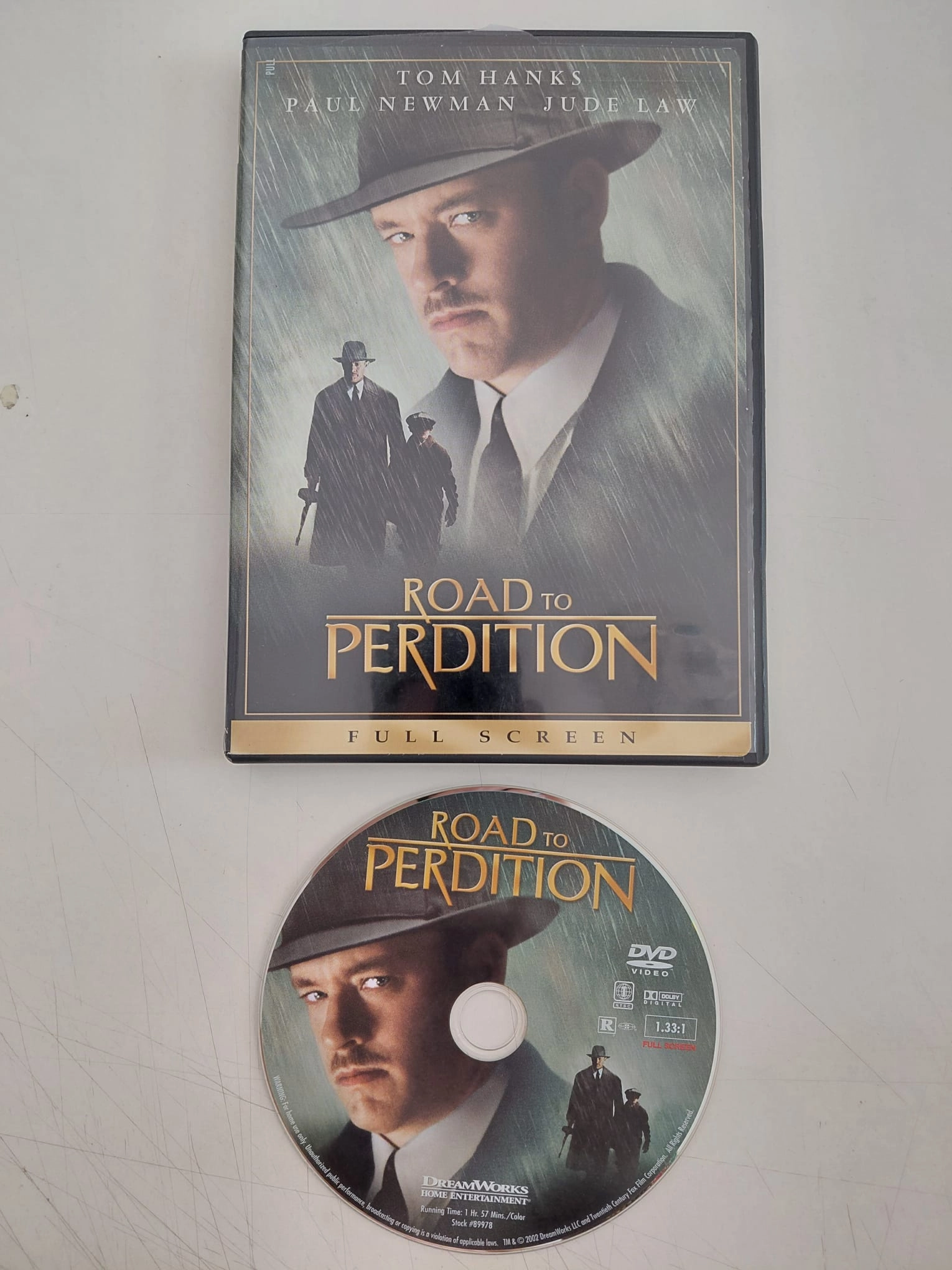 Azap Yolu (road To Perdition ) - Bir Sam Mendes Filmi - DVD Film ( 1.Bölge - Türkçe altyazı yoktur)-2.El