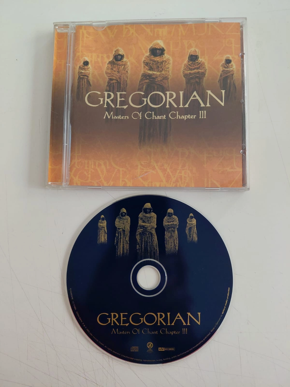 Gregorian – Masters Of Chant Chapter III -  Almanya Basım CD Albüm-2.el