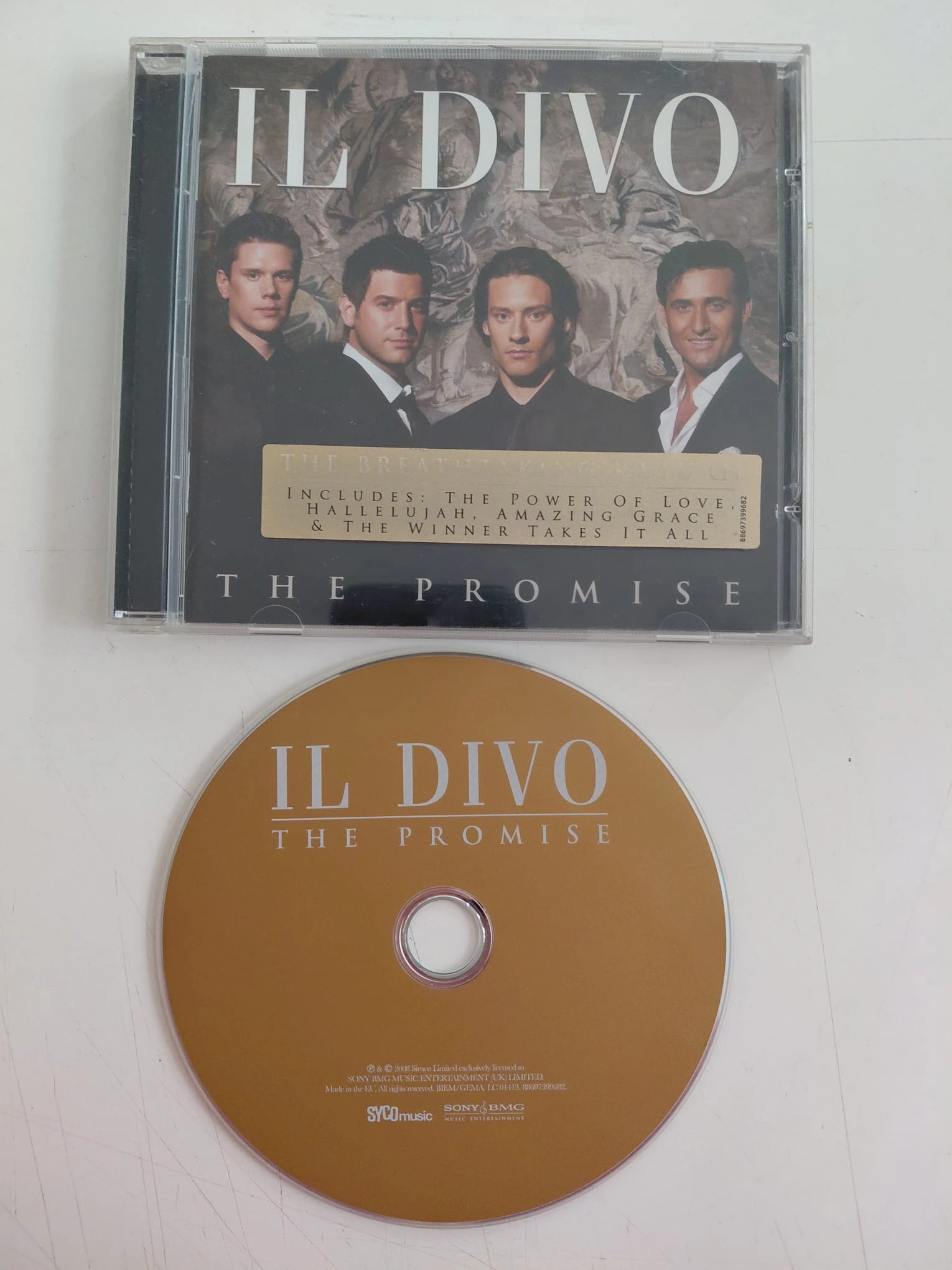 Il Divo – The Promise  - 2008  Avrupa Basım CD Albüm-2.el