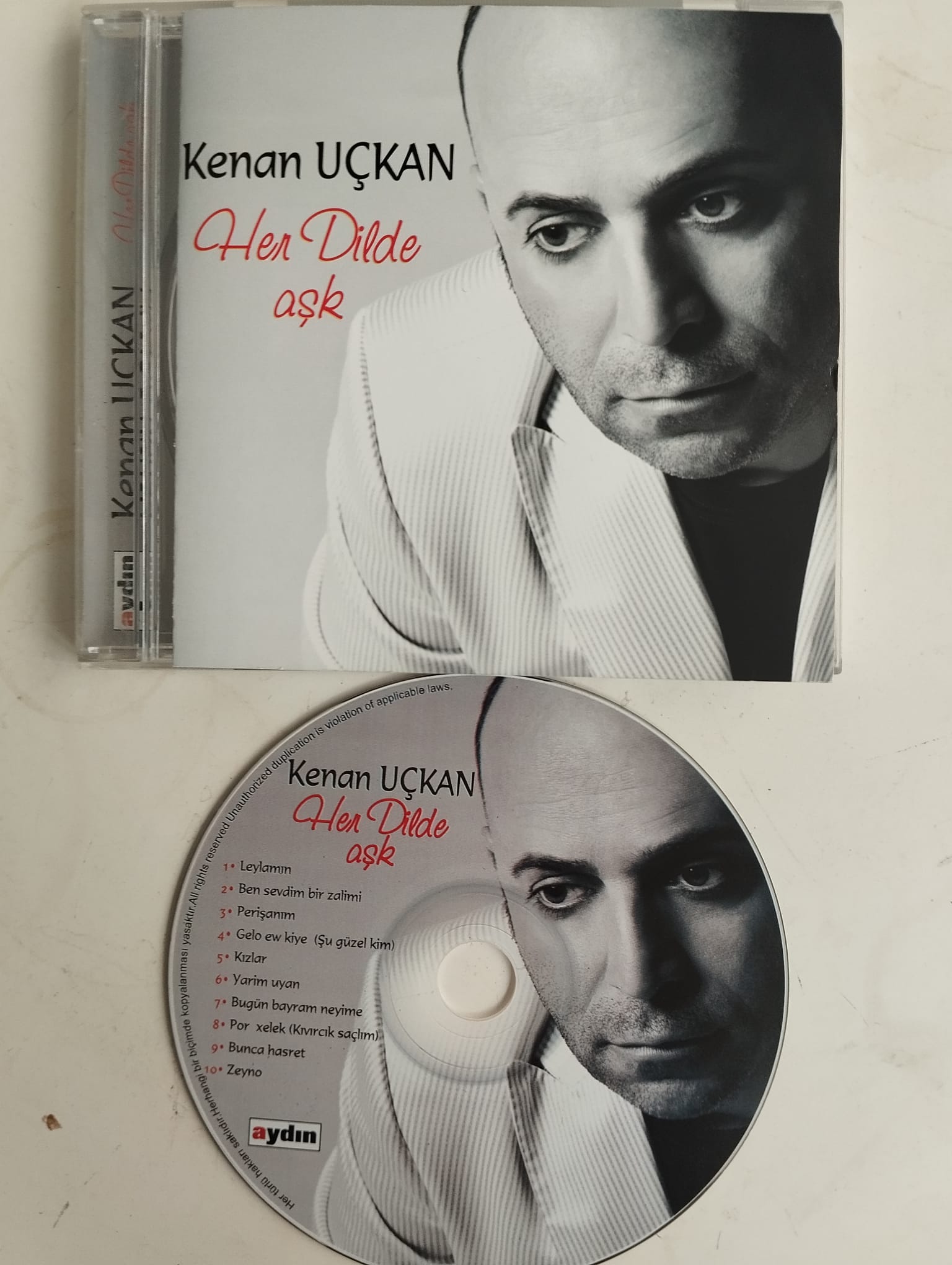 Kenan Uçkan  / Her Dilde Aşk -  Türkiye Basım - 2. El CD Albüm