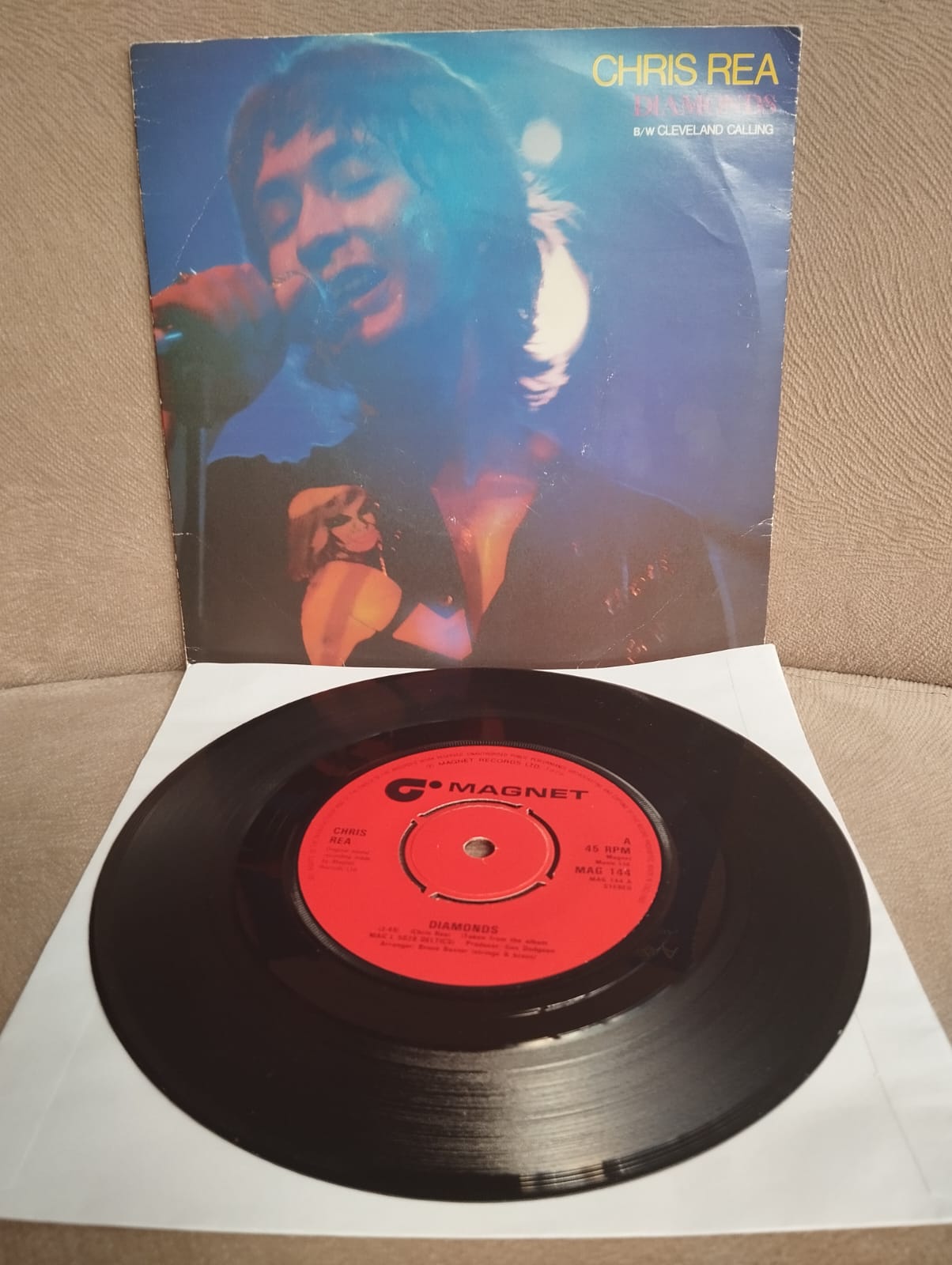 Chris Rea – Diamonds / Cleveland Calling - 1979  İngiltere Basım 45 lik Plak