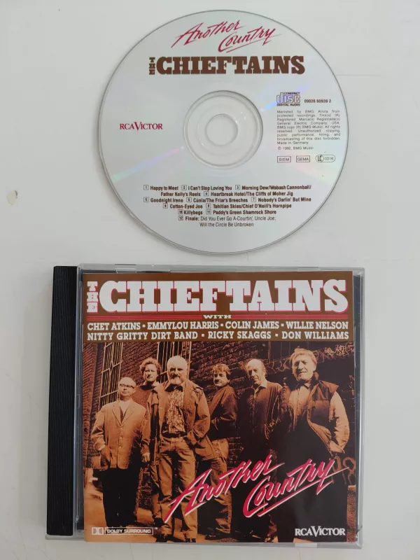 The Chieftains  – Another Country – 1992  Avrupa Basım - CD Albüm-2.el