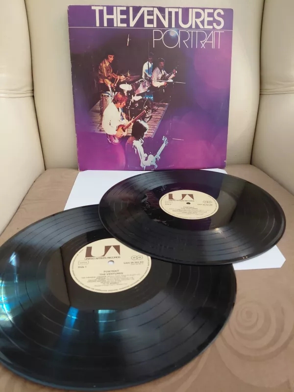 The Ventures – Portrait - 1972 Danimarka Basım 33 lük Plak - 2xLP Albüm-2.el