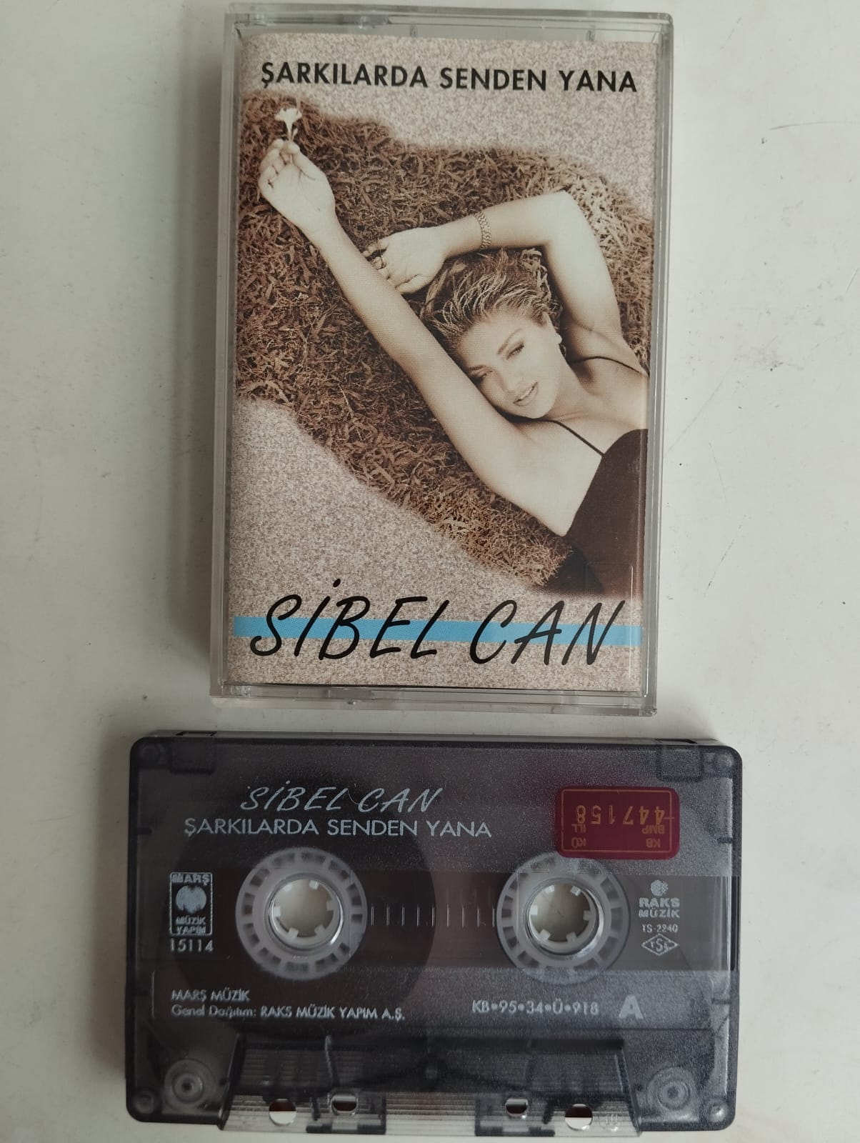 Sibel Can – Şarkılarda Senden Yana - 1995 Türkiye Basım 2. El Kaset Albüm