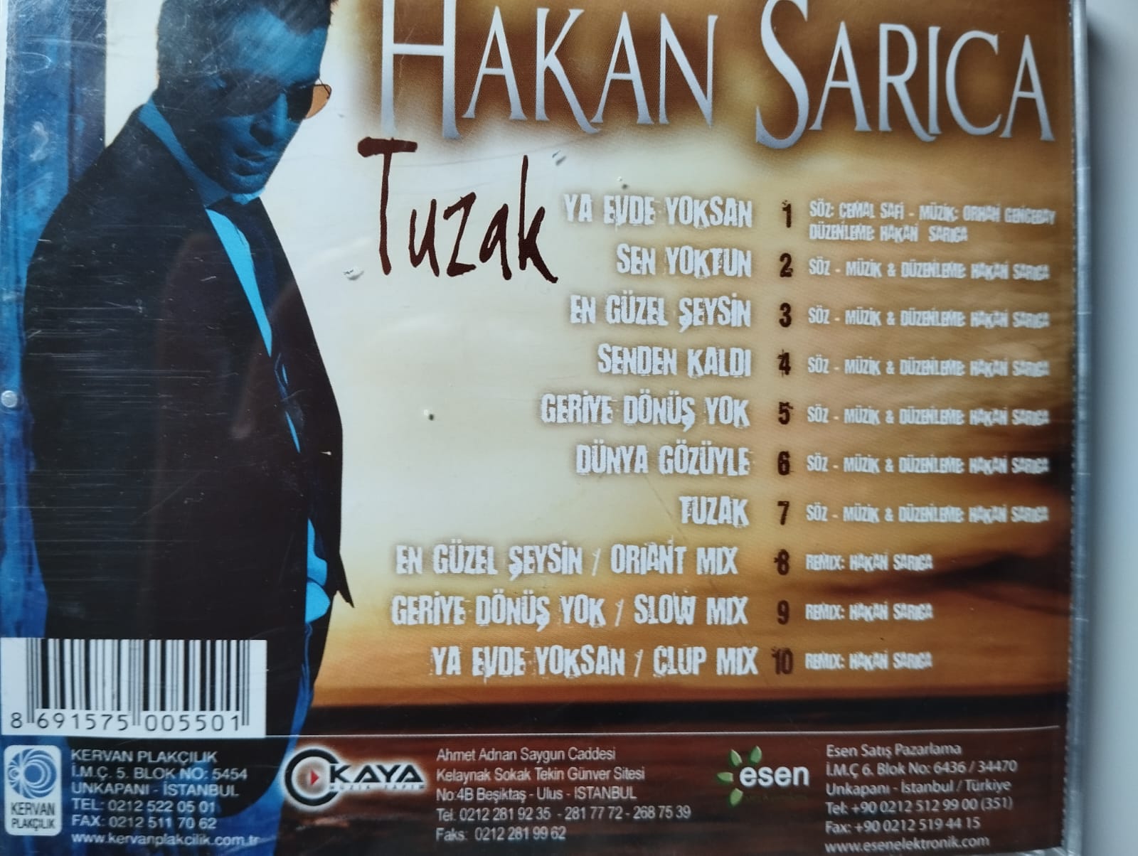Hakan Sarıca / Tuzak - Türkiye Basım 2. El CD Albüm