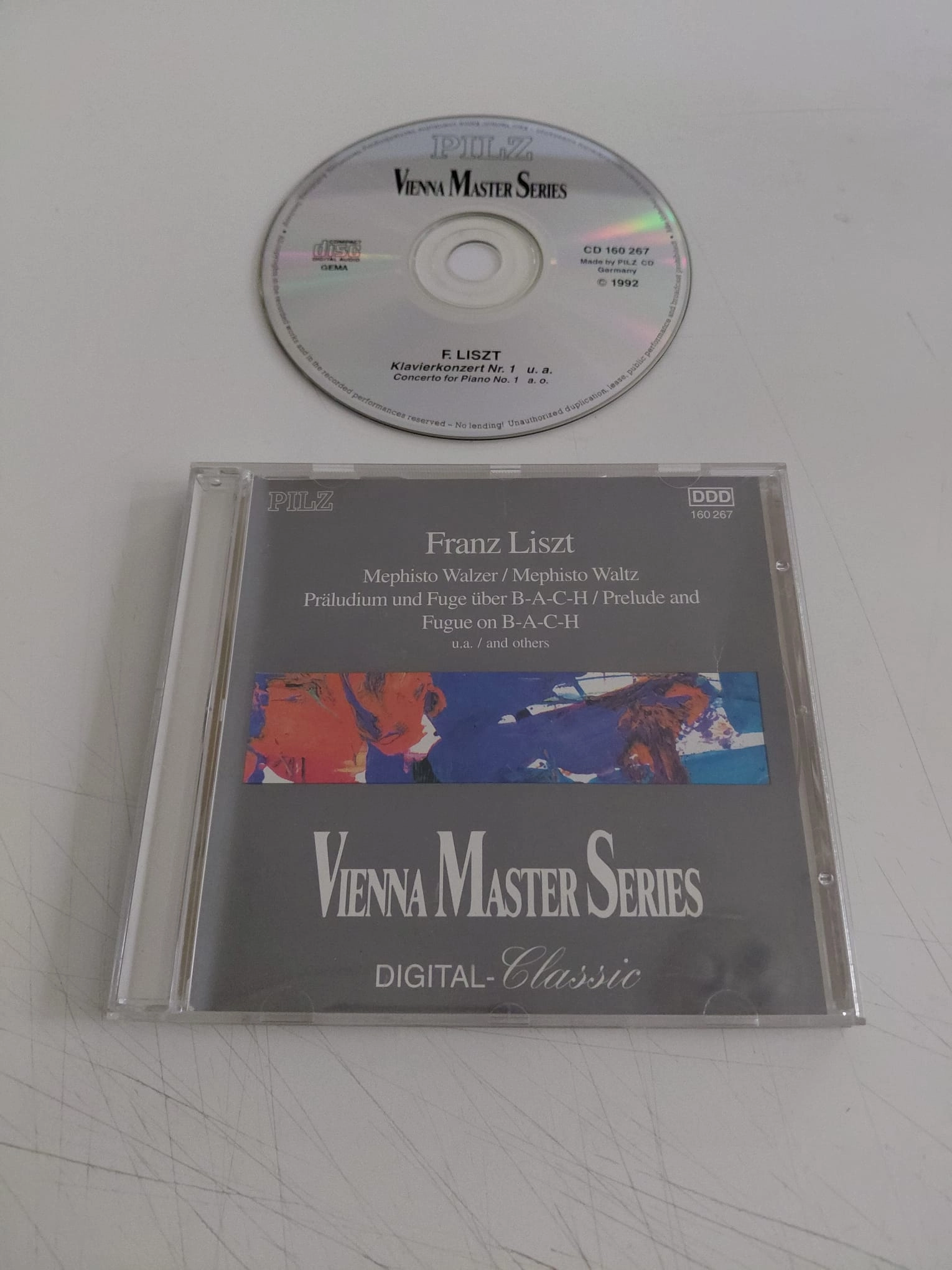 Franz Liszt  –  Mephisto Walzer  – 1991 Almanya Basım - CD Albüm-2.el