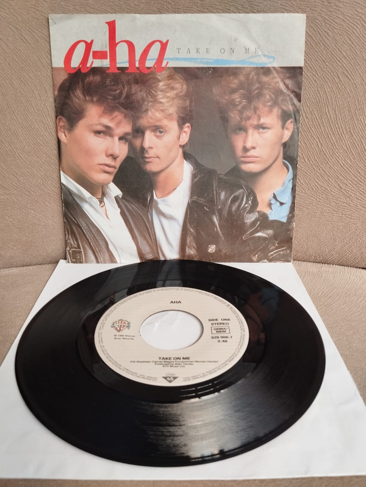 a-ha – Take On Me  - 1985  Almanya Basım 45lik Plak