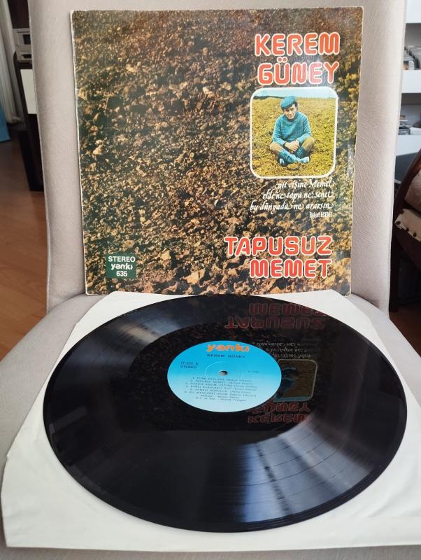 Kerem Güney – Tapusuz Memet - 1977 Türkiye Basım LP Plak Albüm-2.el