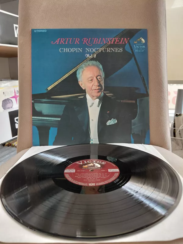 CHOPIN  Nocturnes vol.2 –  Artur Rubinstein  - 1966 Japonya Dönem Basım Albüm- LP Plak-2.el