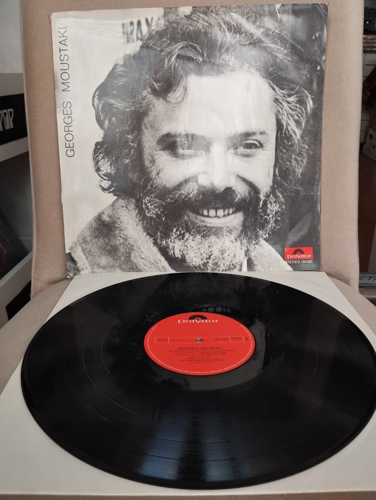 Georges Moustaki - 1969 Almanya Basım 33 lük Plak - Lp Albüm-2.EL