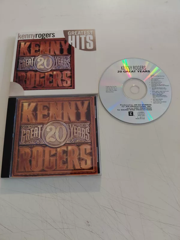 Kenny Rogers –  20 Great Years  – 2007 USA -  CD Albüm-2.el
