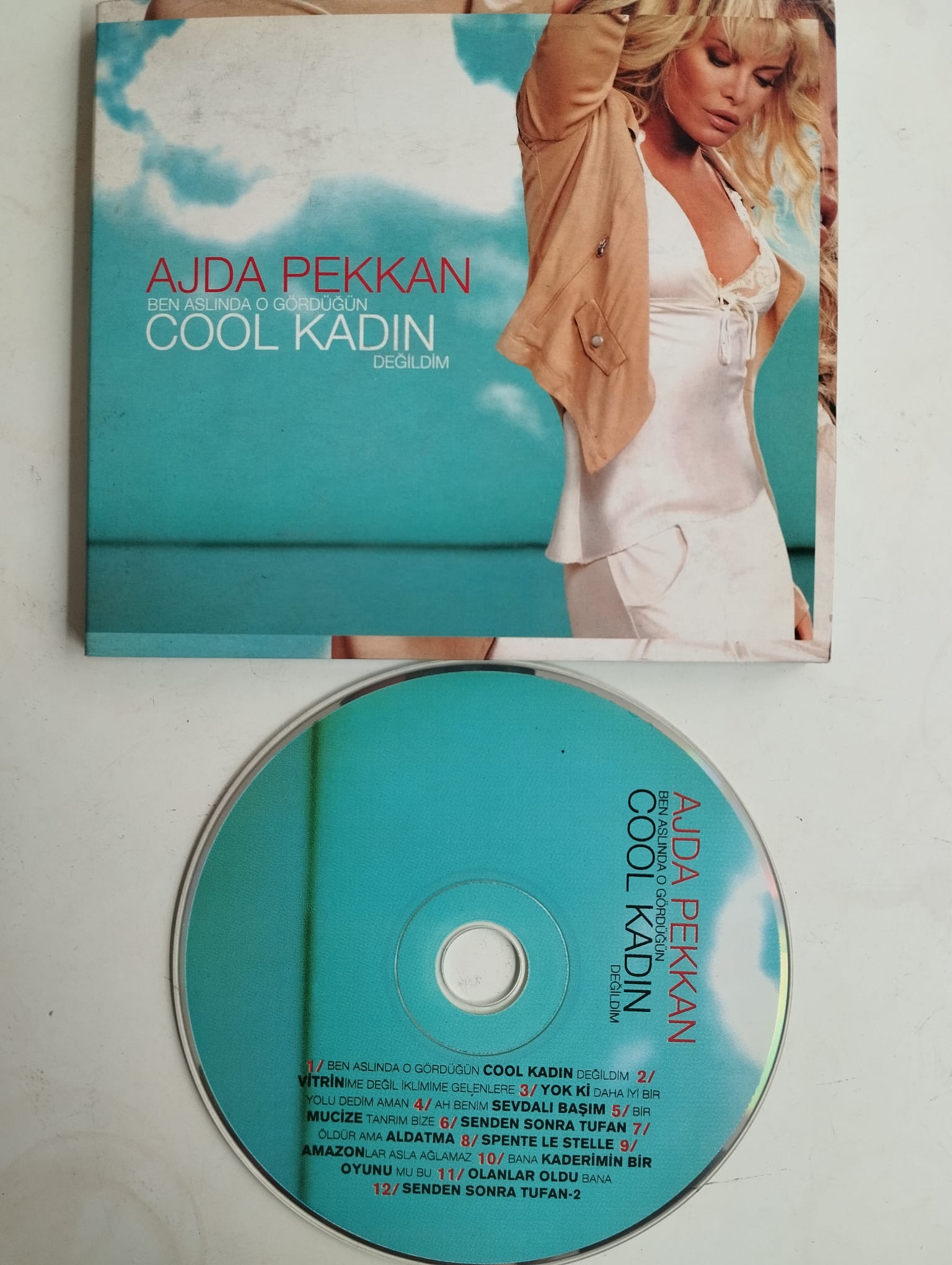 Ajda Pekkan – Cool Kadın - 2006 Türkiye Basım 2. El  CD Albüm
