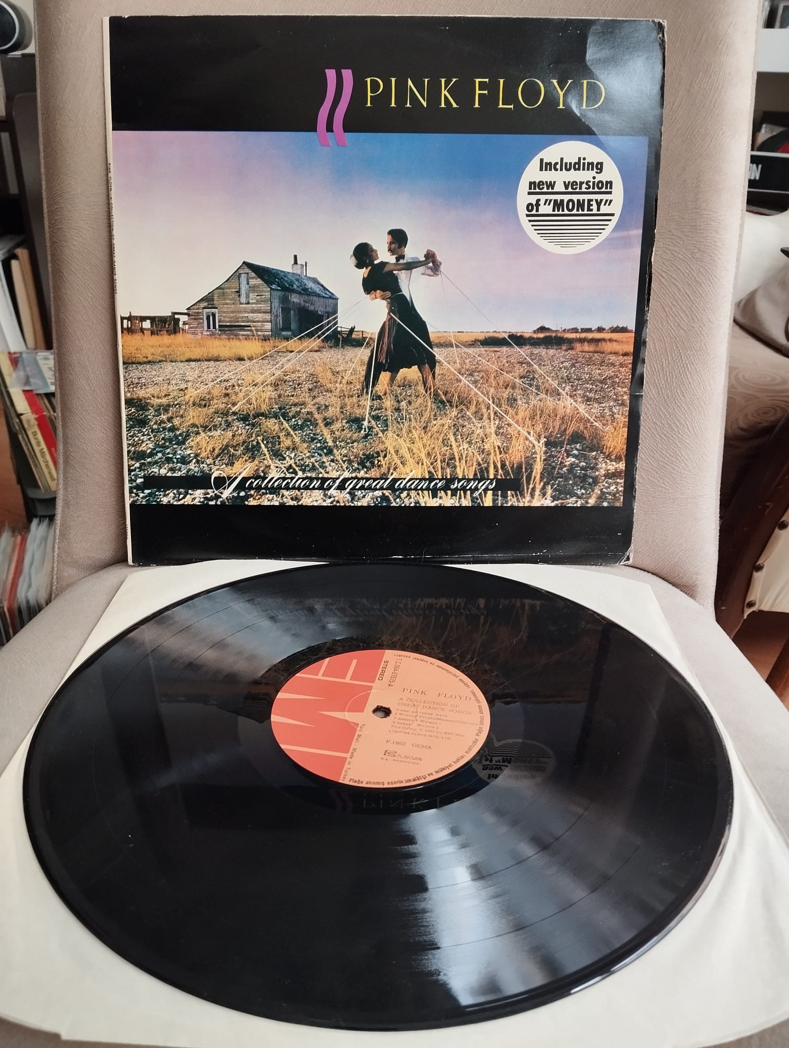 Pink Floyd – A Collection Of Great Dance Songs - 1981 Türkiye Basım LP Plak-2.EL
