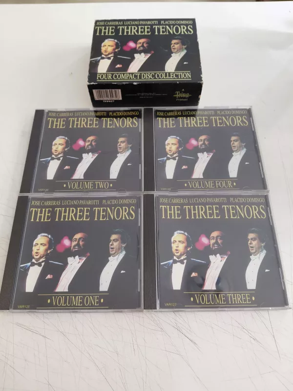 Jose Carreras / Luciano Pavarotti / Placido Domingo –TheThree Tenors – 4xCD Albüm-2.el