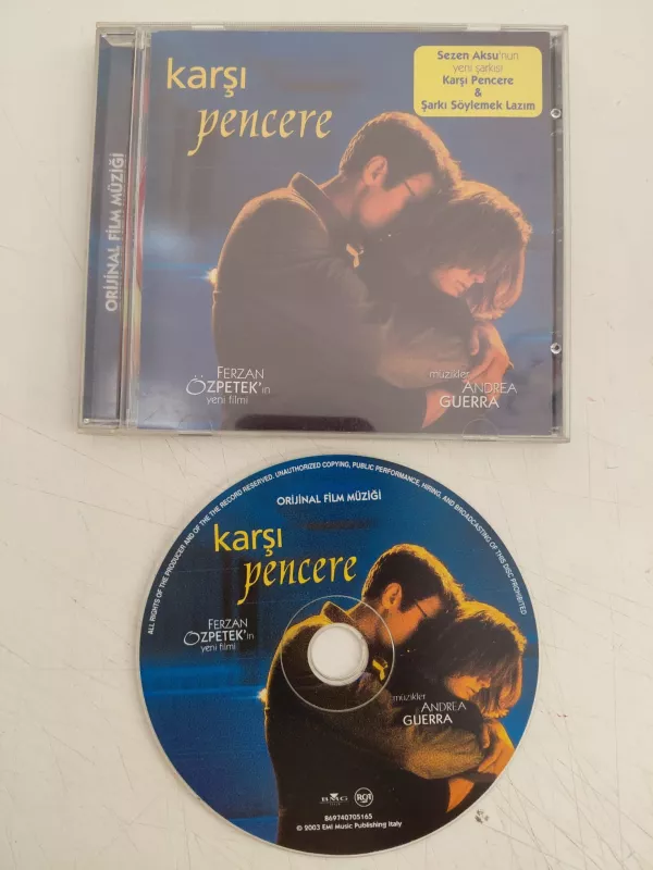 Karşı Pencere (Soundtrack) - 2003 Türkiye Basım CD Albüm-2.el