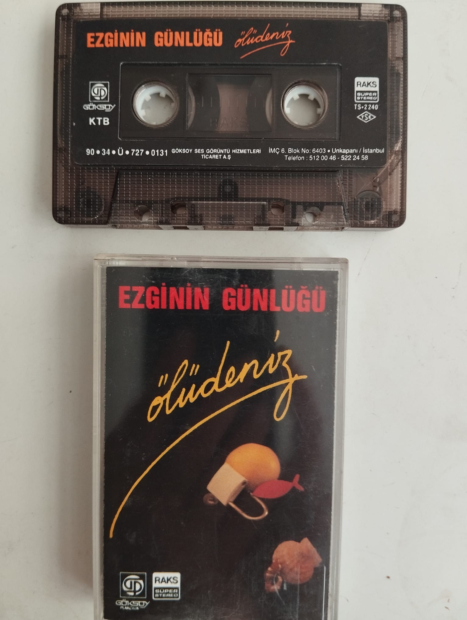 Ezginin Günlüğü – Ölüdeniz - 1990 Türkiye Basım 2. El Kaset Albüm